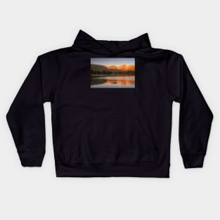 sunrise at Sprague Lake Kids Hoodie